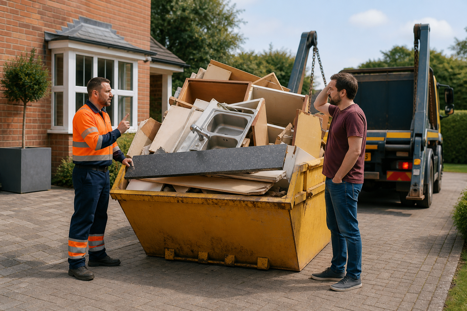 Skip Size for Kitchen Strip Out: How Big a Bin Do You Really Need for That Old Worktop?