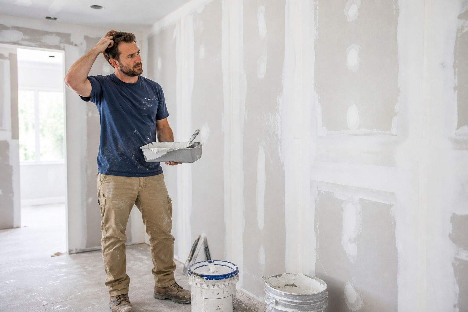 Drywall Mud Calculator: The Plasterer's Shortcut to Never Running Out (or Overordering by a Mile)